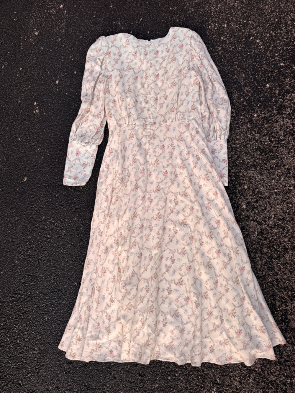 Antonio Melanie // NWT bornonfifth collab white floral print maxi dress 10 wk1 - Picture 8 of 10